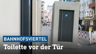 Klo vor die Nase gesetzt Metzgerei stinkt das Frankfurt Bahnhofsviertel  hessenschau