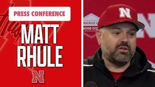 Nebraska Football Head Coach Matt Rhule spring game press conference I Nebraska Huskers