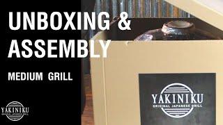 YAKINIKU® Kamado BBQ grill MEDIUM 16 - Unboxing and assembly