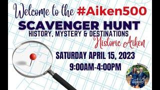 #Aiken500  History Mystery + Destinations  Historic Aiken SC