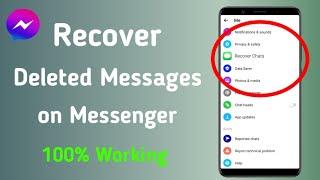 How To Recover Deleted Messages On Messenger 2024 Update  Recover Deleted Facebook Messages