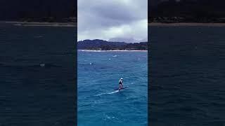 Downwind Foiling with Code Foils 1075 long fuse 120r amos bullet