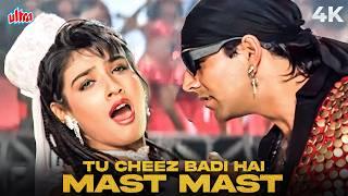 Tu Cheez Badi Hai Mast Mast 4K Song  Mohra Movie Songs  Udit Narayan Kavita Krishnamurthy
