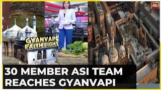 ASIs Team Starts Scientific Survey Of Gyanvapi Mosque Wazukhana Shivling Not Part Of Survey