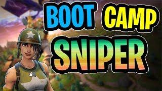 Boot Camp Sniper  Munitions Expert Gameplay - Fortnite