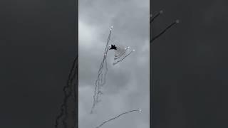 Capt. Samuel “RaZZ” Larson popping flares at the 2024 MCAS Cherry Point Air Show in North Carolina