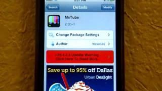 Cydia Tweak DOWNLOAD Youtube Videos On To Your iPod With MxTube