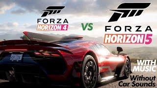 Forza Horizon 5 vs Forza Horizon 4 Gameplay - Perfect Graphics Comparison in 2021