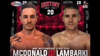 Ryan Mcdonald Vs Boum Lambarki - Destiny Muay Thai 20