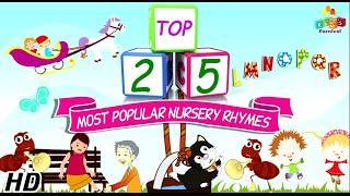 Top 25 Most Popular Nursery Rhymes Jukebox Vol. 1 with Lyrics Subtitles and Action