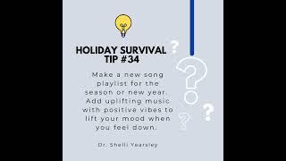 Holiday survival tip #34.  #dr #mentalhealth  #therapy  #youtubeshorts #holiday  #selfimprovement