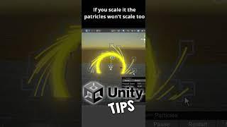 Scaling Particles Effects In Unity  Unity tips