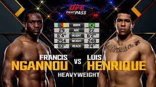 UFC Debut Francis Ngannou vs Luis Henrique  Free Fight