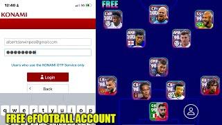 Free eFootball 2023 account