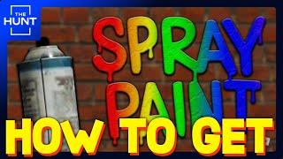 HOW TO GET THE HUNT in SPRAY PAINT ALL SPRAY CAN LOCATIONS ROBLOX