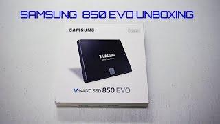 SAMSUNG 850 EVO SSD - UNBOXING BEST SSD