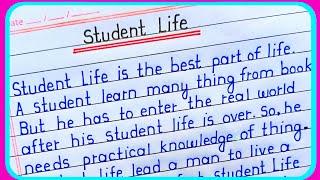 essay on student life in english  student life essay in english  essay on student life