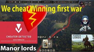 Manor Lords #7  lets Manage - We cheat Winning first war