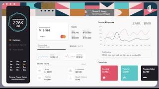 Animated Excel Dashboard   Personal Finance Tracker