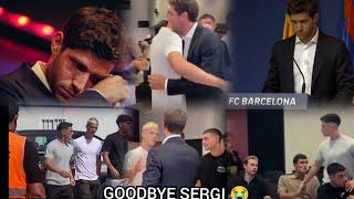 Tears Flow  Sergi Roberto farewell attended by Barcelona players Dani Olmo Lamine Yamal...