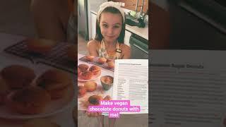 Make Vegan Chocolate Donuts with Kid Baker  Fizz Sisters