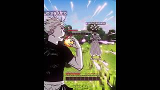 Gojo vs Sukuna In Minecraft Minecraft X JJK ️ Jujutsu Kaisen manga edit