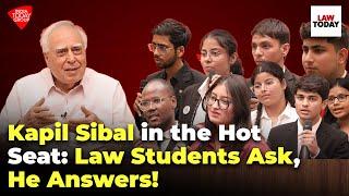 Kapil Sibal in the Hot Seat Law Students Ask He Answers  Law Today