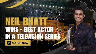 Neil Bhatt Wins Best Actor in a Television Series for Gum Hai Kisi Ke Pyar Mein #neilbhatt #ghkkpm