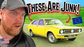 American Reacts to European Cars NO American Would Ever Be Seen In..