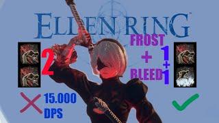 Elden ring лучший билд на мороз+кровотечение