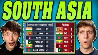 Americans React to Country Comparison India vs Pakistan vs Bangladesh vs Nepal. Who Live Better