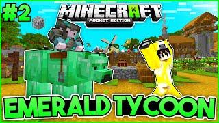 ZÜMRÜT AYI ALDIK ÇOK PAHALI  Minecraft PE Emerald Tycoon Zümrüt Tycoon FİNAL