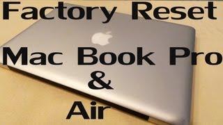 How to  Factory Reset  Hard Reset Your MacBook Pro & Air Easiest Method