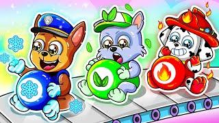 Paw Patrol Brewing Cute ELEMENTAL BABY FACTORY️- Happy Life Story - Ultimate Rescue - Rainbow 3