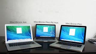 Apple Mac 13 Comparisons MacBook Pro vs MacBook Air vs Macbook Pro Retina