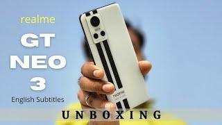 realme GT Neo 3 Unboxing - Its Fast & Hot  English Subtitles