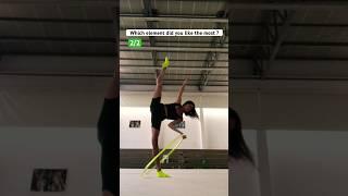 Gymnastics element  gymnastics challenge  Lera the gymnast #gymnast #shorts #split