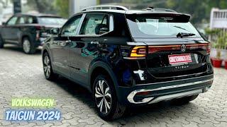 New Volkswagen Taigun 2024  GT Plus EDGE Black Colour - Top Model  Detailed Walkaround Review