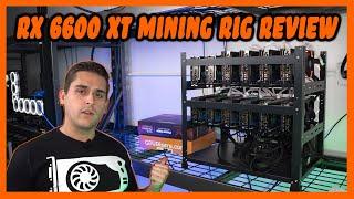 12 GPU RX 6600 XT AMD Mining Rig Build Review