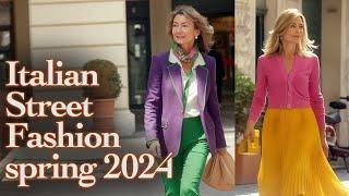 Milan Street Style May 2024. The Most Stylish Outfits on the streets of Milan. Spring wardrobe ideas