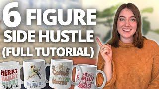 How to Sell Print on Demand Mugs on Etsy with Printify 2024 Easy Online Side Hustle Tutorial