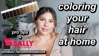 HOW TO DYE YOUR HAIR AT HOME LIKE A PRO WITH SALLYS PRODUCTS  HAIRDRESSER TIPS & RECOMMENDATIONS