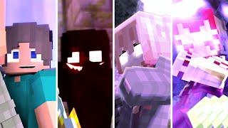 Alex and Steve Animations Masked Full Series  Minecraft Music Videos