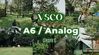 Vsco Tutorial aesthetic  A6 analog part 1