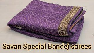 # New Bandej sarees#silk sarees#chiffon sarees#new fancy saree#saree