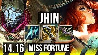 JHIN & Senna vs MISS FORTUNE & Leona ADC  8215 Rank 11 Jhin  BR Challenger  14.16