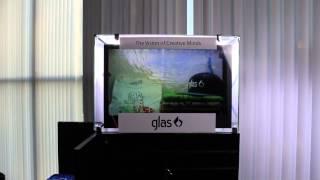 Transparent Glas TV