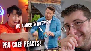 Pro CHEF Reacts... To Uncle Roger HATING Jamie Olivers Butter Chicken