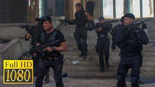 Final fight Stallone Statham Banderas Wesley Snipes Schwarzenegger  The Expendables 3 - part 1