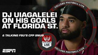 DJ Uiagalelei talks FSU transfer addresses criticism + FSUs identity  College Football Live